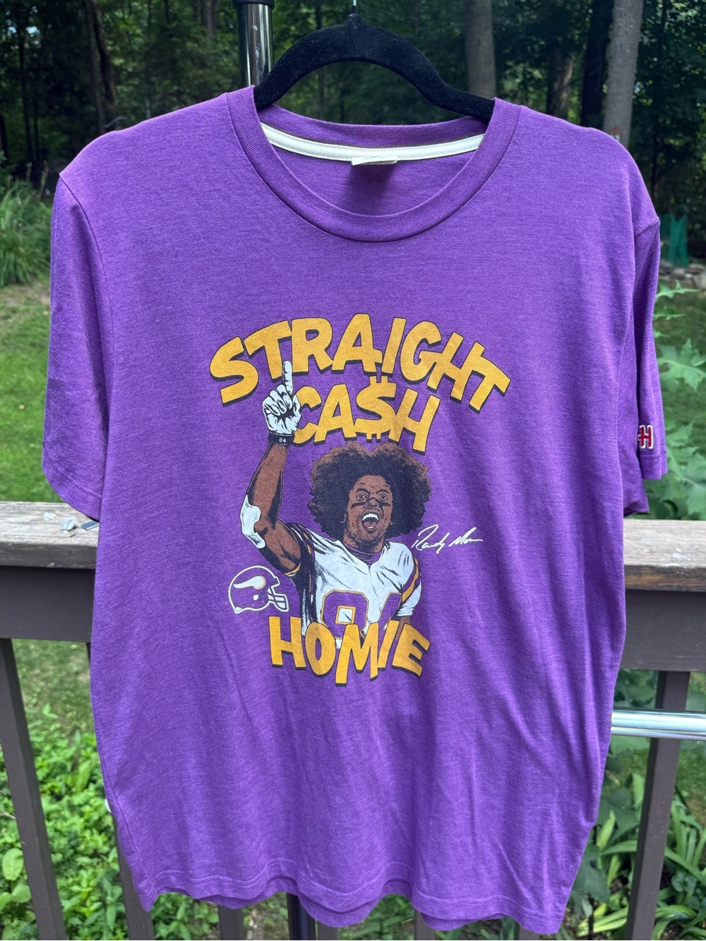 Homage brand “Straight Cash Homie" Randy Moss Graphic Tee